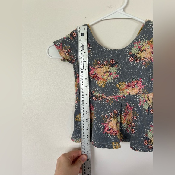Monkey & Toad Top Small Canadian Shop Floral 3T - Picture 3 of 6